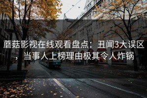 蘑菇影视在线观看盘点：丑闻3大误区，当事人上榜理由极其令人炸锅