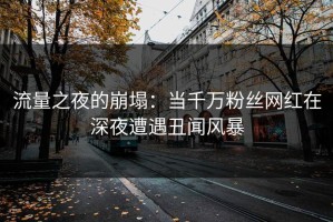 流量之夜的崩塌：当千万粉丝网红在深夜遭遇丑闻风暴